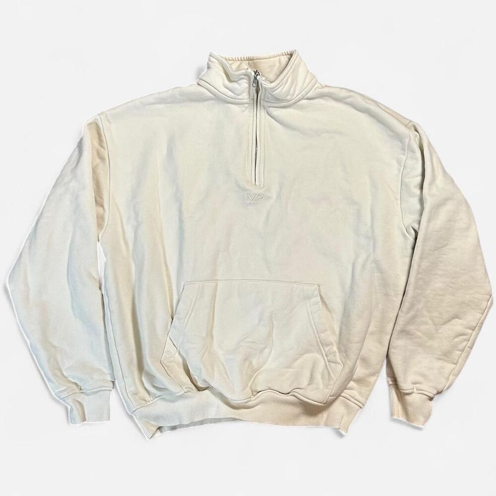 Mp-denmark Men's Cream and Tan Sweatshirt